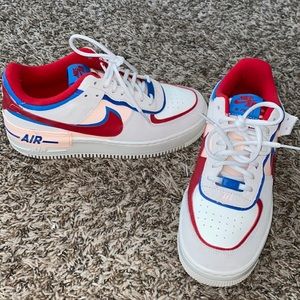 Nike Air Force 1’s red and blue shadow